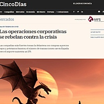 Las operaciones corporativas se rebelan contra la crisis